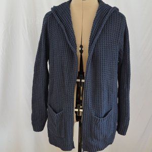 Women's long cotton sweater